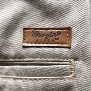 One pair Wrangler Khakis